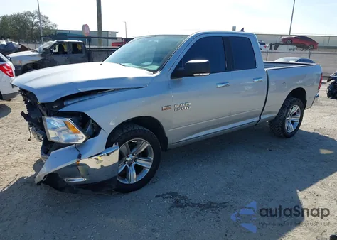 2014 Ram 1500 Big Horn из США, поврежденный, VIN 1C6RR7GT6ES447053